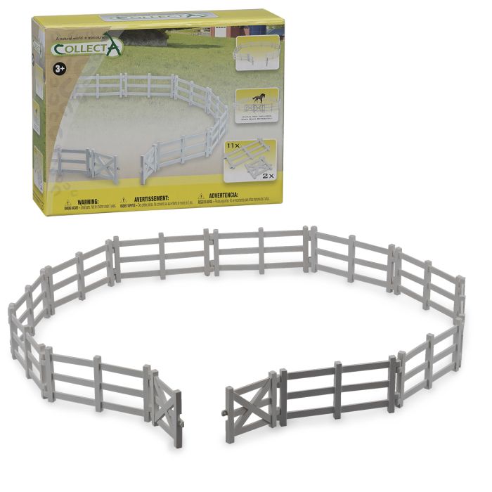 Collecta 89471 Valla de Corral con Puerta para Granja, Réplica a Escala, Pintada a Mano, Juguete Educacional para Niños +3 Años Collecta 89471 Valla de Corral con Puerta para Granja, Réplica a Escala, Pintada a Mano, Juguete Educacional para Niños +3 Años