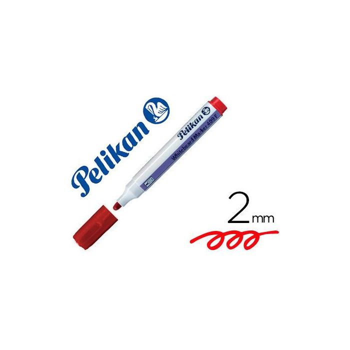 Rotulador Pelikan Pizarra Blanca Whiteboard Marker 409 Rojo 10 unidades