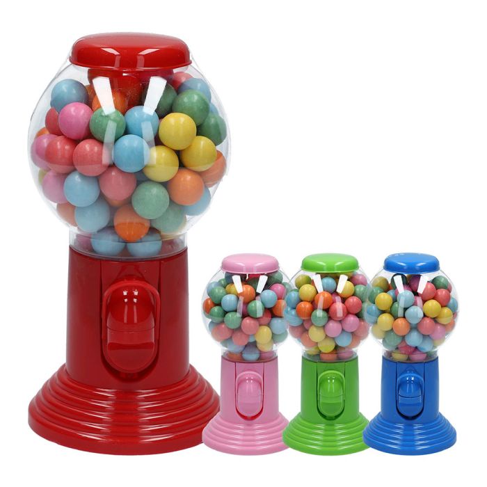 Máquina dispensadora de chicles xl, 270 g, surtido 4 colores