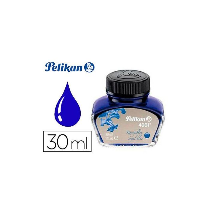 Tinta Estilografica Pelikan 4001 Azul Real Bote 30 mL