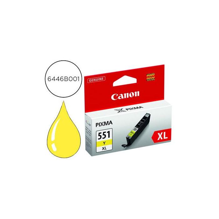 Canon Tinta Amarillo Mg-5450,6350 - Ip7250 - Cli551Yxl