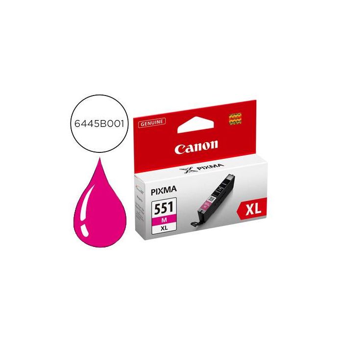 Canon Tinta Magenta Mg-5450,6350 - Ip7250 - Cli551Mxl