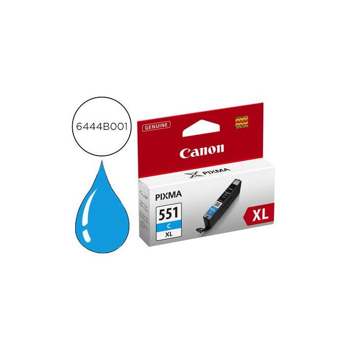 Canon Tinta Cian Mg-5450,6350 - Ip7250 - Cli551Cxl