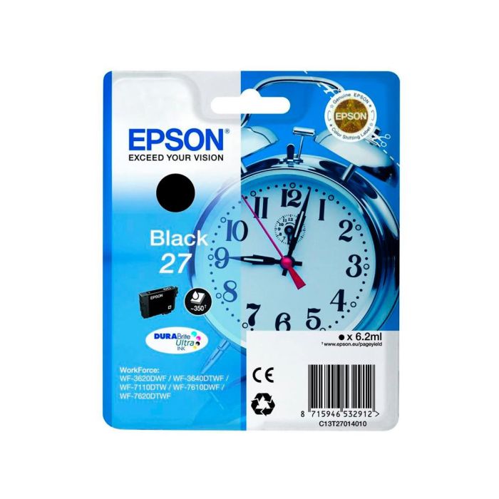 Ink-Jet Epson 27 Wf 3620 - 3640 - 7110 - 7610 - 7620 Negro 350 Pag 1