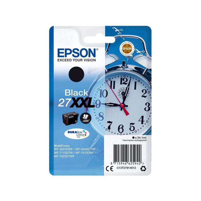 Ink-Jet Epson 27XXL Wf3620 - 3640 - 7110 - 7610 - 7620 Negro 2.200 Pag 1