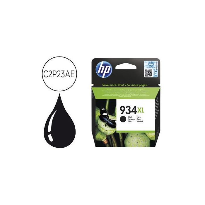 Cartucho de Tinta Original HP C2P23AE Negro