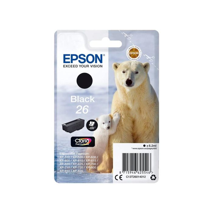 Ink-Jet Epson 2601 Expression Xp-600 - 605 - 700 - 800 Negro - 220 Pag - 1