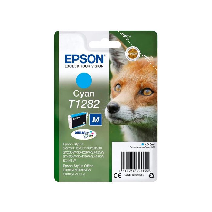 Ink-Jet Epson 1282 Stylus S22 - Sx125 Cyan -170 Pag- 1