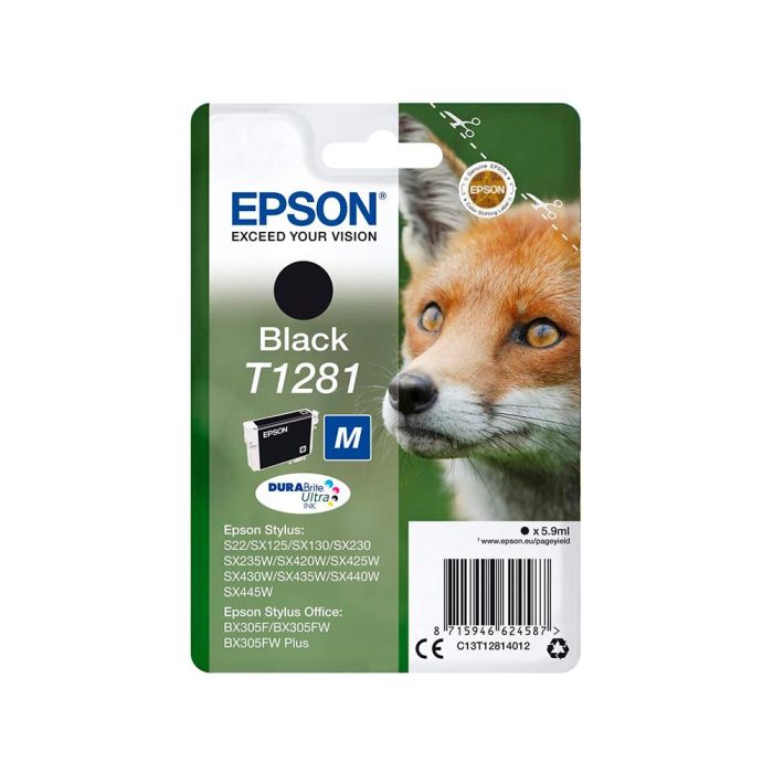 Ink-Jet Epson 1281 Stylus S22 - Sx125 Negro -170 Pag- 1