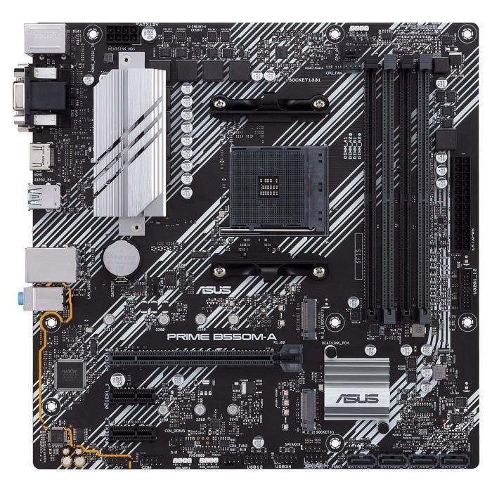 Placa Base Asus PRIME B550M-A mATX AM4 AMD B550 AMD AMD AM4 1