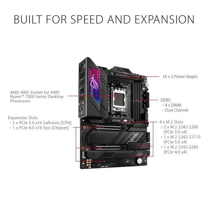 Placa Base Asus ROG STRIX X670E-E AMD AMD X670 AMD AM5 1