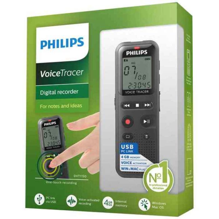 Grabadora Philips DVT1150 4GB (Reacondicionado A+) 1
