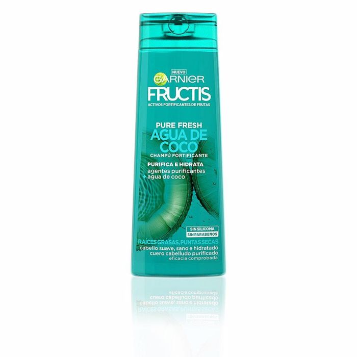 FRUCTIS PURE FRESH agua coco fortificante champú