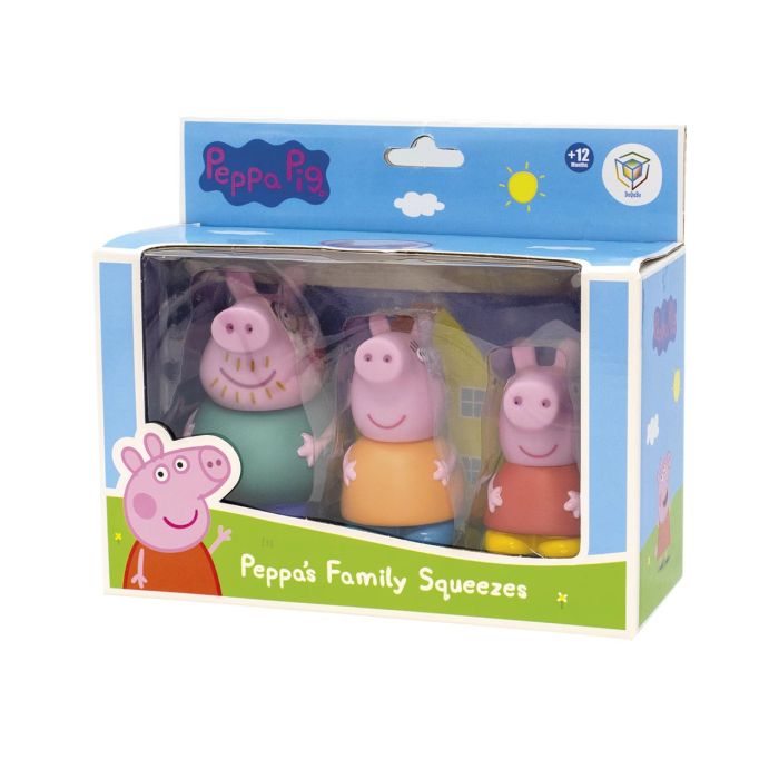 Peppa Pig: 3 Figuras De Baño (Peppa, Mamapig Y Papapig) 1