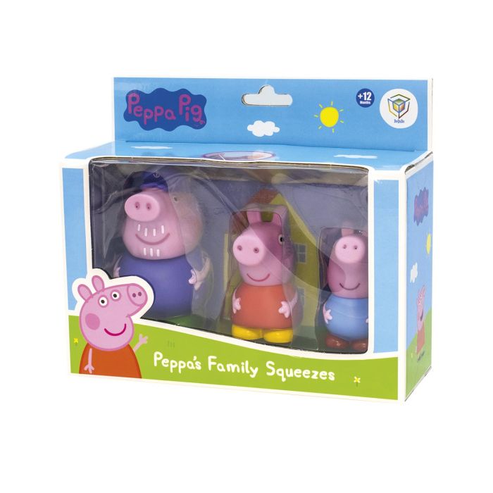 Peppa Pig: 3 Figuras De Baño (Peppa, George Y Abuelo) 1