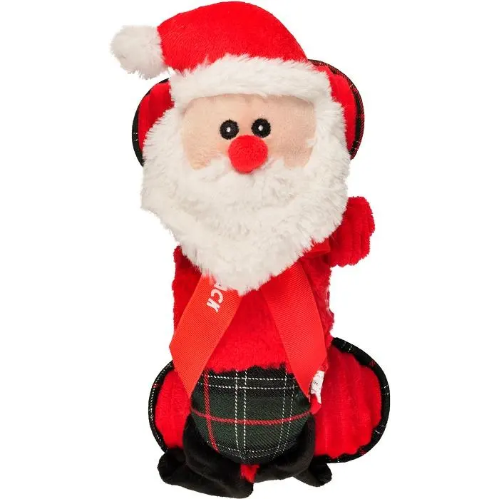 Flamingo Peluche Navideño Santa Claus+Hueso 32 cm