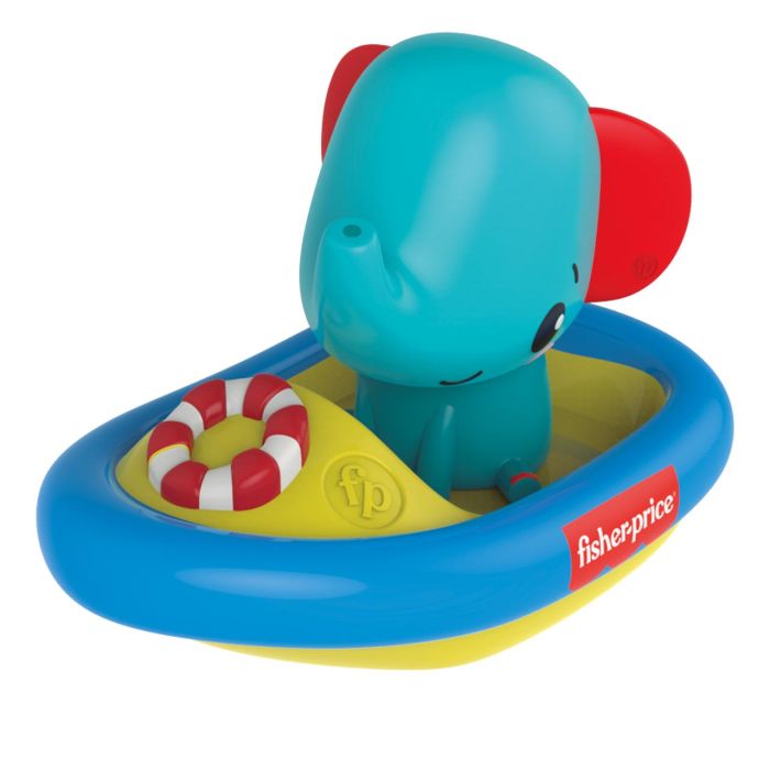 Fisher Price: Barquito Flotante Leon Y Elefante 4