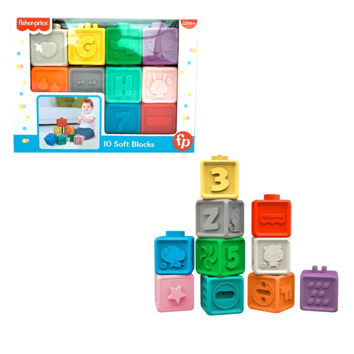 Fisher Price: Set De 10 Cubos De Baño 1