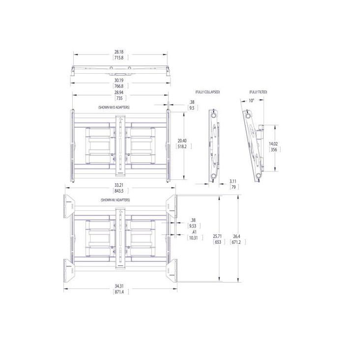 Vogels Gama Profesional Pfw 6000 Series Negro 1