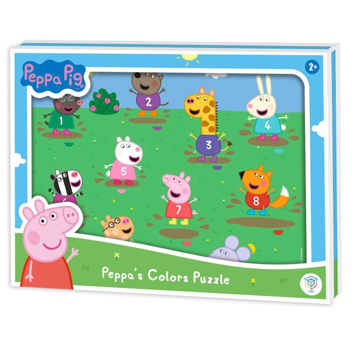 Peppa Pig: Puzzle De Madera Colores 4