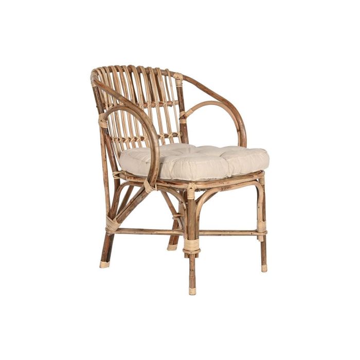 Silla Tropical DKD Home Decor Natural Beige 65 x 85 x 58 cm Silla Tropical DKD Home Decor Natural Beige 65 x 85 x 58 cm