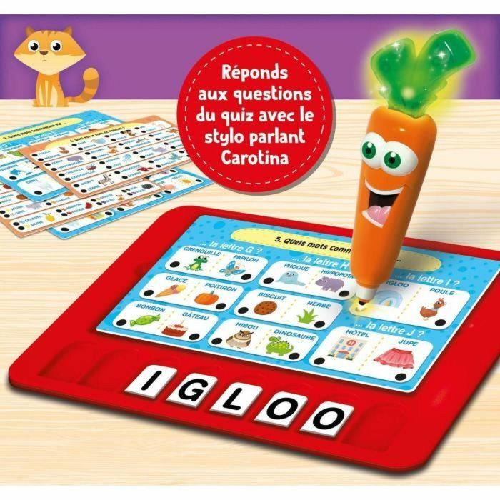 Lisciani Giochi LIS8008324104871 Tableta de Escritura Carotina Luminosa y Parlante para Enriquecer el Vocabulario 2