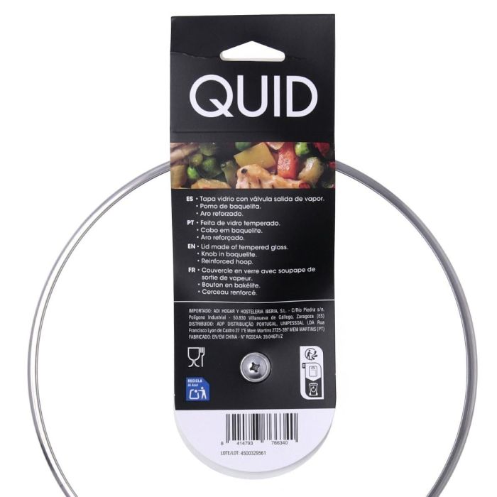 Tapa Vidrio Renova Quid 22 cm (6 Unidades) 6 Tapa Vidrio Renova Quid 22 cm (6 Unidades) 6