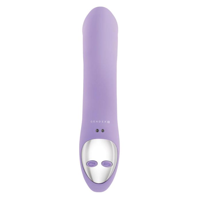 Consolador de Doble Penetración Gender X Orgasmic Orchid Morado 3