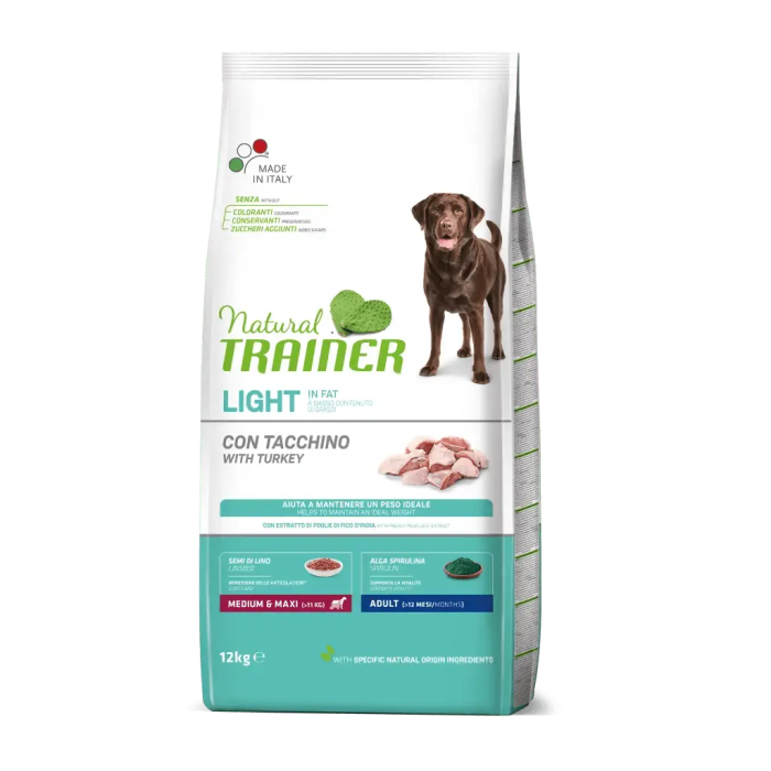 Natural Trainer Canine Adul Med Max Weight 12 kg