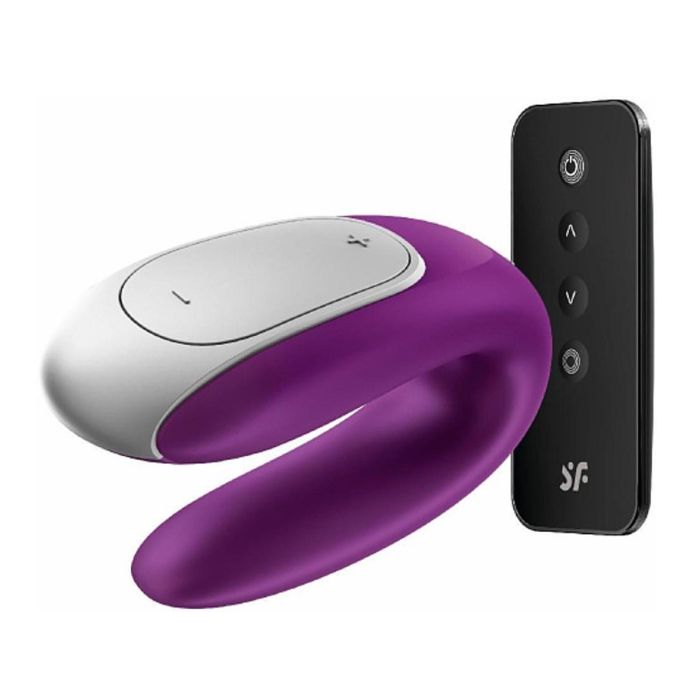 Satisfyer Double fun vibrador parejas violeta bluetooth app