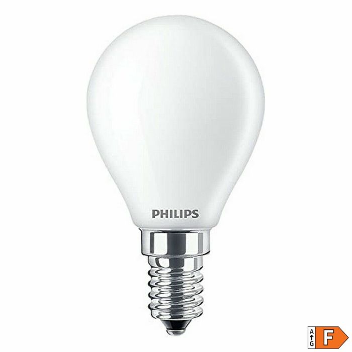 Bombilla LED Philips F 4,3 W E14 470 lm 4,5 x 8,2 cm (6500 K) 4