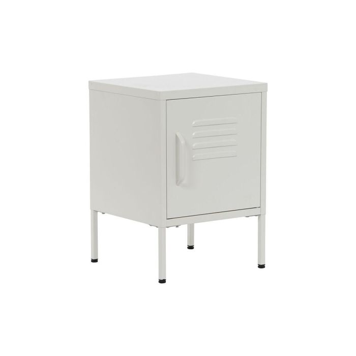 Mesita De Noche Vintage DKD Home Decor Blanco 35 x 51 x 35 cm Mesita De Noche Vintage DKD Home Decor Blanco 35 x 51 x 35 cm