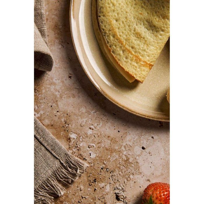 Plato de Postre Duomo Beige Ø 21 cm (6 Unidades) 2 Plato de Postre Duomo Beige Ø 21 cm (6 Unidades) 2