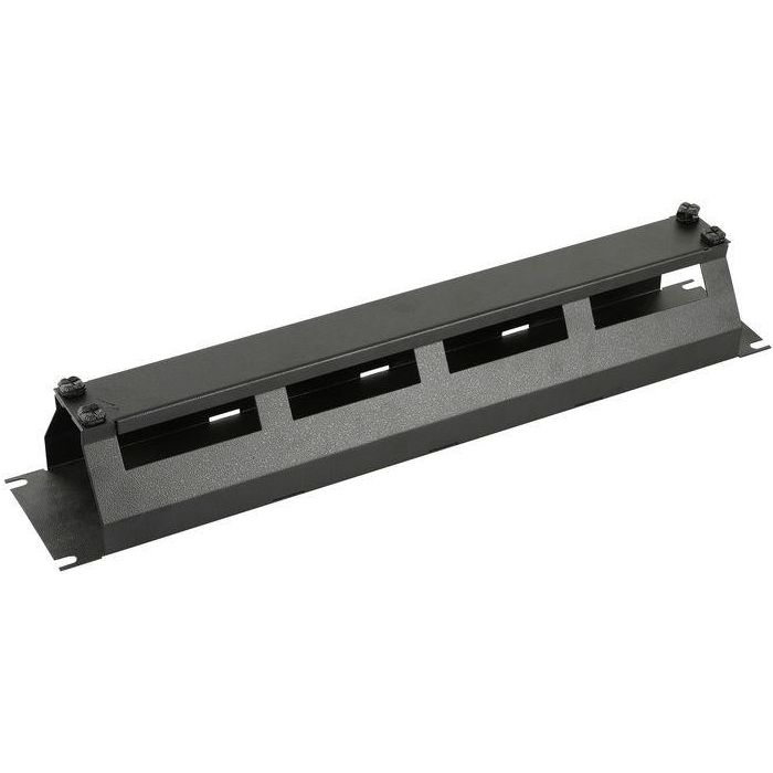 Lanview by Logon 2U 19" R TYPE CABLE MANAGEMENT PANEL WITH COVER BLACK 1 Lanview by Logon 2U 19" R TYPE CABLE MANAGEMENT PANEL WITH COVER BLACK 1