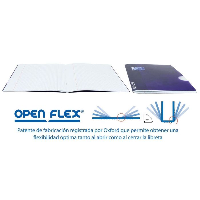 Libreta Oxford CLASSIC OPENFLEX Multicolor A5 48 Hojas (10 Unidades) 1 Libreta Oxford CLASSIC OPENFLEX Multicolor A5 48 Hojas (10 Unidades) 1