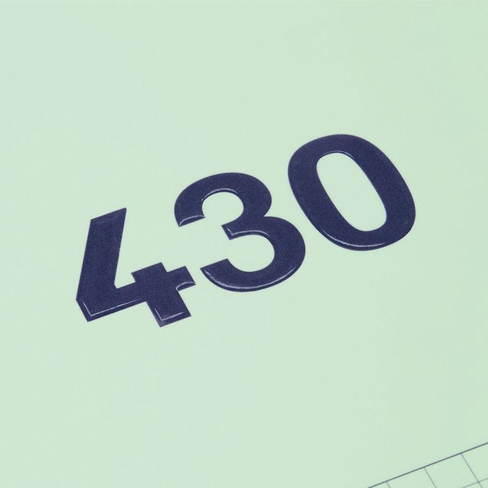 Milán Cuaderno A4 con espiral cuadriculado 5x5mm, 80 hojas, beige - Colección 430 since 1918 2