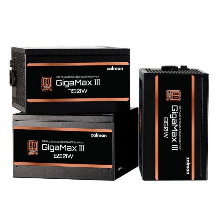 Zalman GigaMax III Fuente de Alimentación 850W ATX 80 PLUS Bronze Semimodular para PC Negro 6 Zalman GigaMax III Fuente de Alimentación 850W ATX 80 PLUS Bronze Semimodular para PC Negro 6