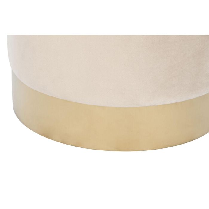 Reposapiés DKD Home Decor Beige Burdeos Terciopelo 40 x 40 x 42 cm (2 Unidades) 4 Reposapiés DKD Home Decor Beige Burdeos Terciopelo 40 x 40 x 42 cm (2 Unidades) 4