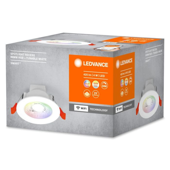 [LVE-4058075573291] Downlight LED Ledvance "Smart"   4W 400Lm 3000…6500K 36º IP20 Regulable - CCT 1