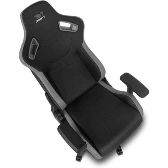 DRIFT DR600BGRAY silla para videojuegos Butaca para jugar Asiento acolchado Negro, Gris 1 DRIFT DR600BGRAY silla para videojuegos Butaca para jugar Asiento acolchado Negro, Gris 1