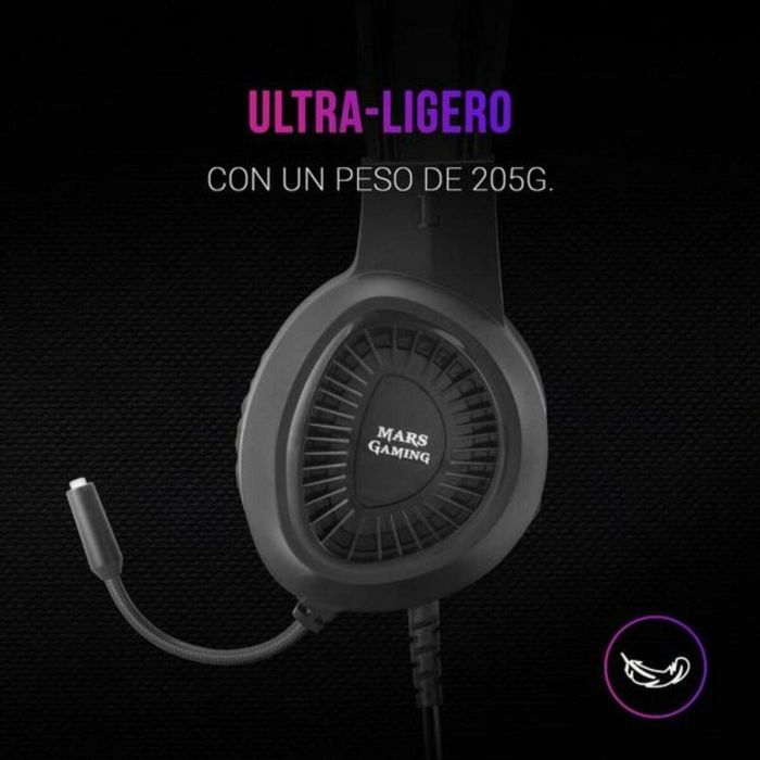 Auricular con Micrófono Gaming Mars Gaming MH120 PC PS4 PS5 XBOX 4 Auricular con Micrófono Gaming Mars Gaming MH120 PC PS4 PS5 XBOX 4
