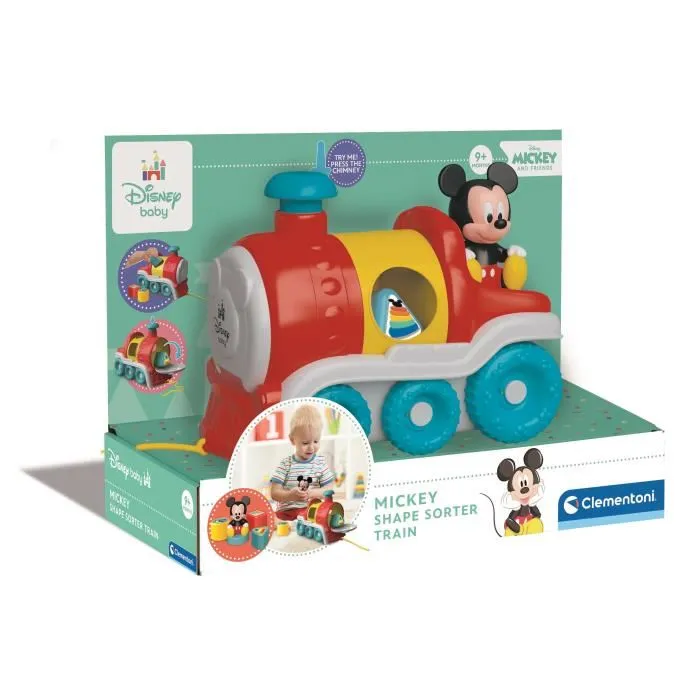 Clementoni El tren de formas de Mickey CLE8005125179008 4