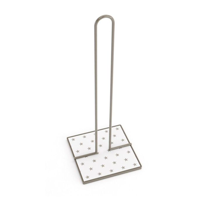 Portarrollo de Papel de Cocina Versa Estrellas Metal Acero Madera MDF (16,5 x 31 x 13 cm)