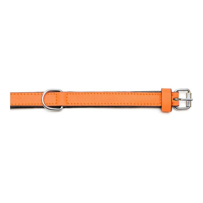 Gloria Collar Piel Acolchado Naranja 40 cm X 20 mm