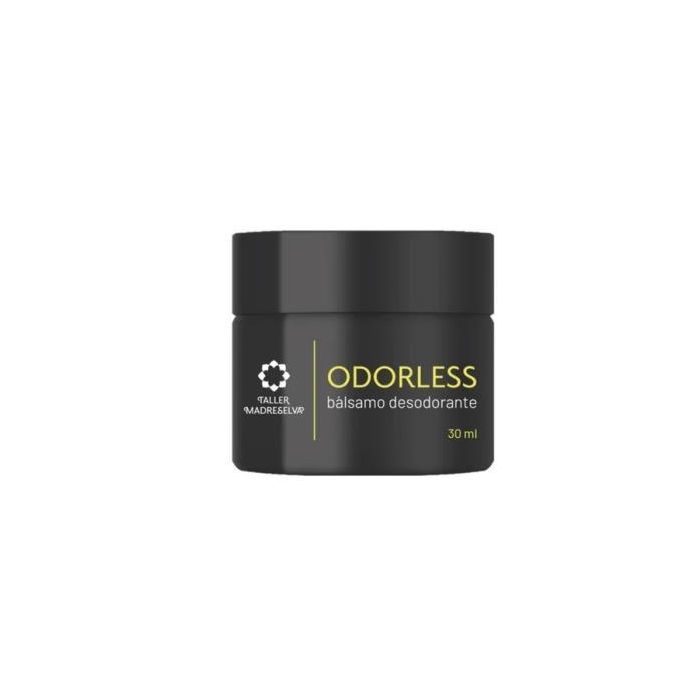 TALLER MADRESELVA Odorless Bálsamo Desodorante 30g - Neutraliza el mal olor, absorbe humedad, Vegano y Sin Aluminio
