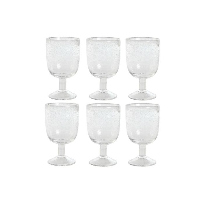 Copa Basicos DKD Home Decor Transparente 8 x 14 x 8 cm Set de 6