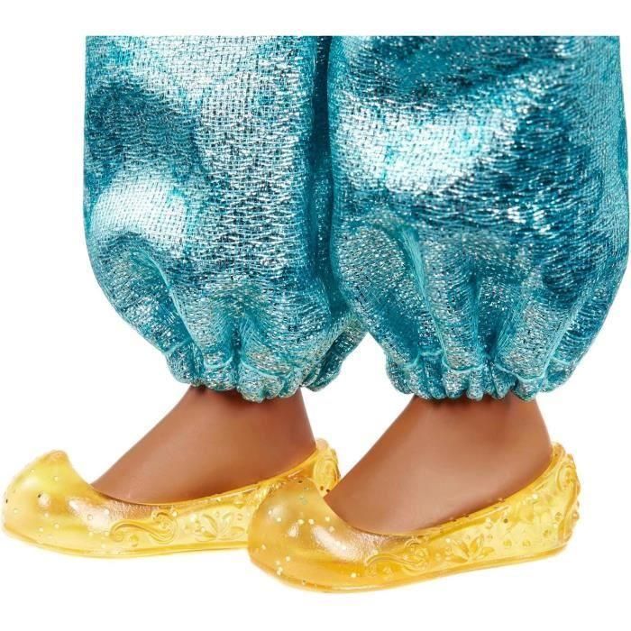 Mattel Hlw12 Muñeca de Moda Princesa Jazmín Disney Princess Aladdín Articulada con Ropa Brillante y Accesorios 4