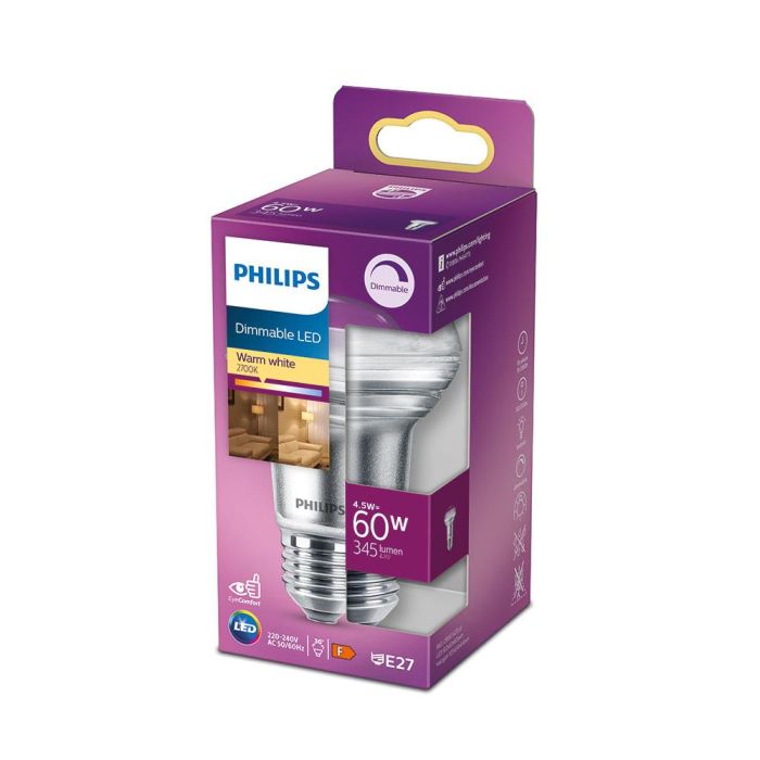 Bombilla LED Philips F 60 W (2700 K) 1