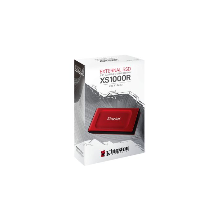 Disco Duro Externo Kingston SXS1000R/2000G Rojo 6