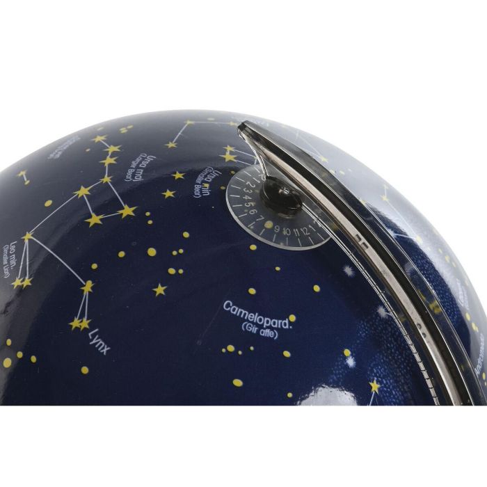 Globo Terraqueo Urban DKD Home Decor Azul Marino Negro 20 x 31 x 21 cm 3